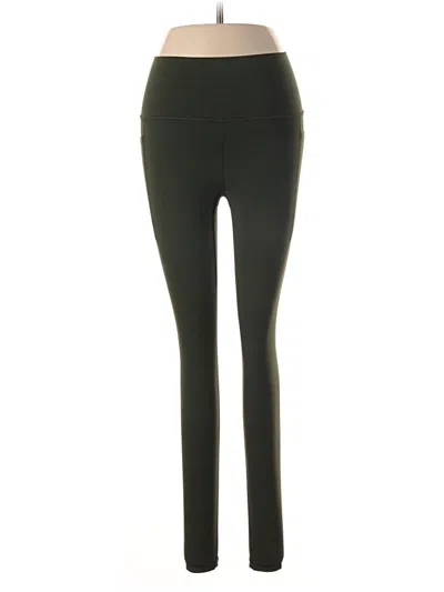 Pre-owned Athleta Active Pants In Green