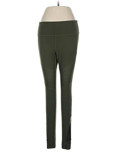 Pre-owned Athleta Active Pants In Green