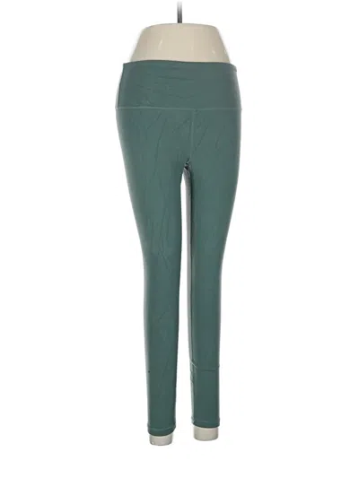 Pre-owned Athleta Active Pants In Green