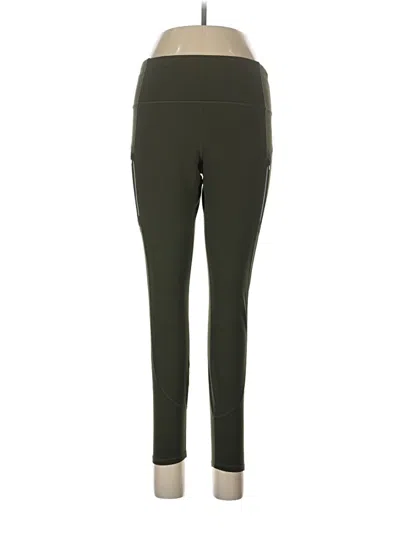 Pre-owned Athleta Active Pants In Green