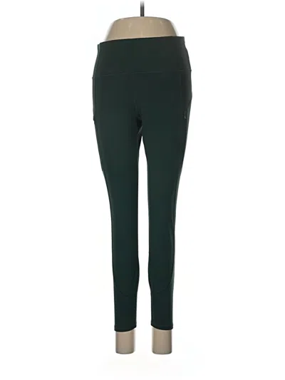 Pre-owned Athleta Active Pants In Green