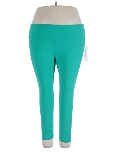 Pre-owned Athleta Active Pants In Green