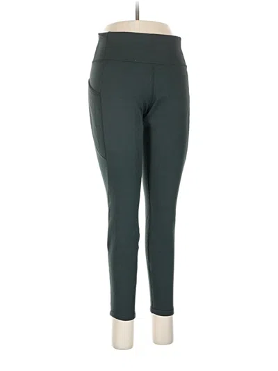 Pre-owned Athleta Active Pants In Green