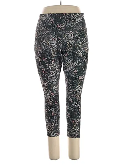 Pre-owned Athleta Active Pants In Green