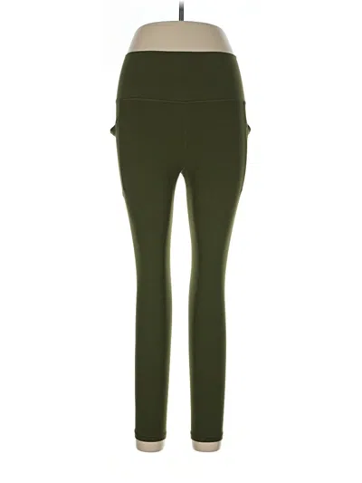 Pre-owned Athleta Active Pants In Green