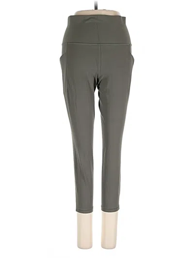Pre-owned Athleta Active Pants In Green