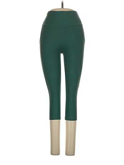 Pre-owned Athleta Active Pants In Green