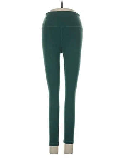 Pre-owned Athleta Active Pants In Green