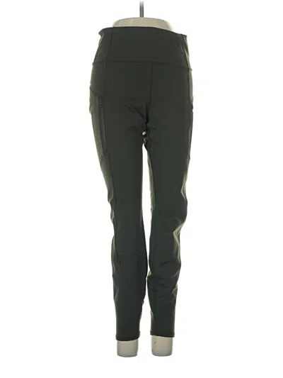 Pre-owned Athleta Active Pants In Green