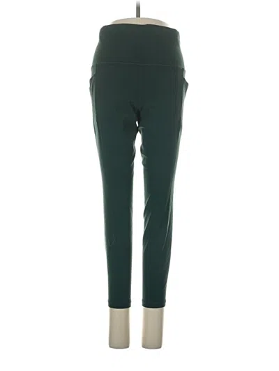 Pre-owned Athleta Active Pants In Green
