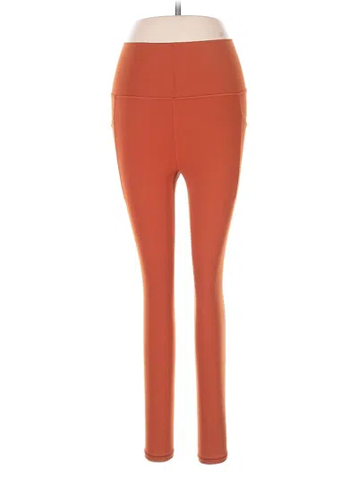 Pre-owned Athleta Active Pants In Orange