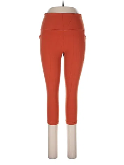 Pre-owned Athleta Active Pants In Orange