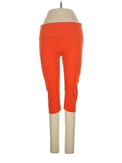 Pre-owned Athleta Active Pants In Orange