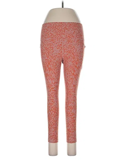Pre-owned Athleta Active Pants In Orange