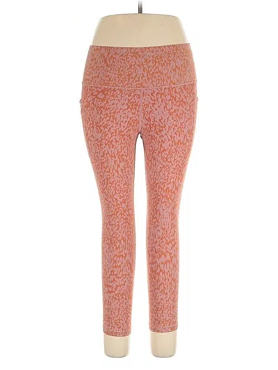 Pre-owned Athleta Active Pants In Orange