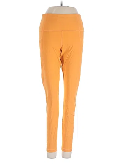 Pre-owned Athleta Active Pants In Orange