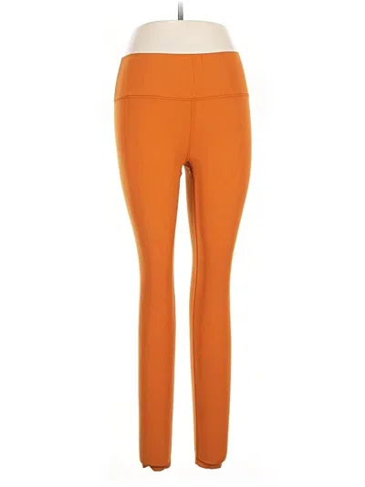 Pre-owned Athleta Active Pants In Orange