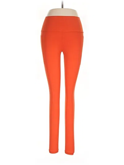 Pre-owned Athleta Active Pants In Orange