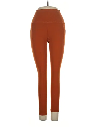 Pre-owned Athleta Active Pants In Orange
