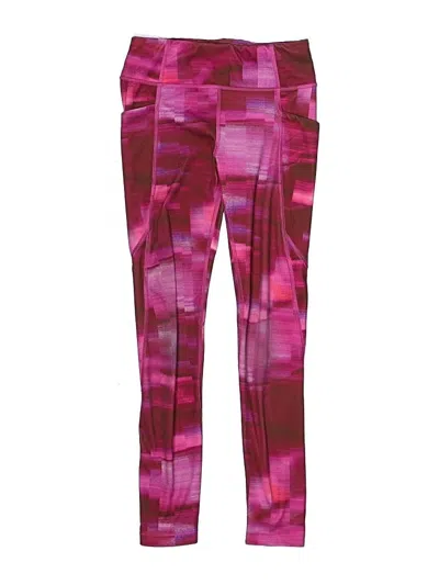 Pre-owned Athleta Kids' Active Pants In Pink