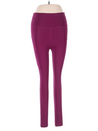 Pre-owned Athleta Active Pants In Purple