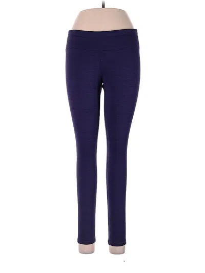 Pre-owned Athleta Active Pants In Purple