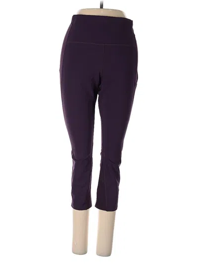 Pre-owned Athleta Active Pants In Purple