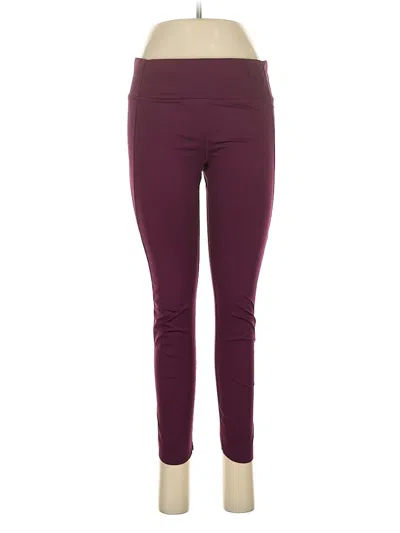 Pre-owned Athleta Active Pants In Purple