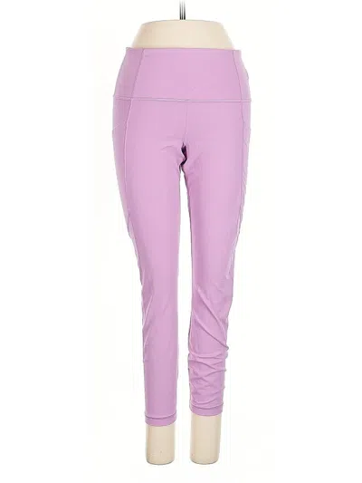 Pre-owned Athleta Active Pants In Purple