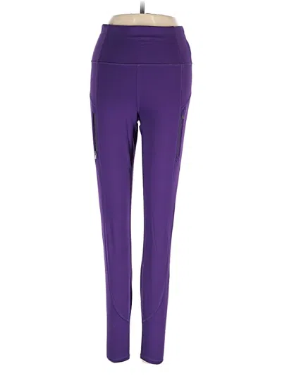 Pre-owned Athleta Active Pants In Purple