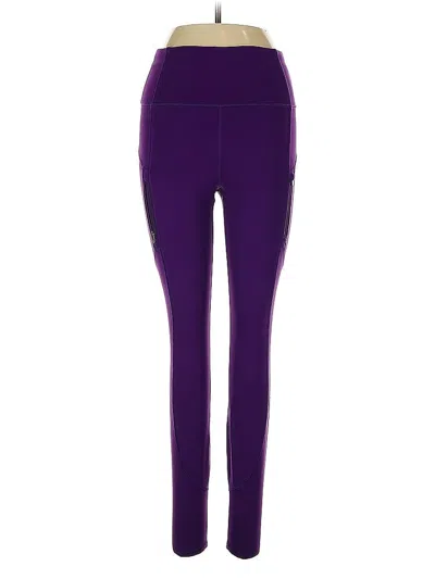 Pre-owned Athleta Active Pants In Purple
