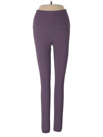 Pre-owned Athleta Active Pants In Purple