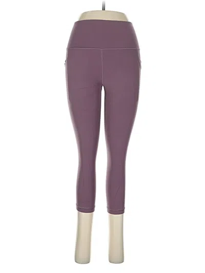 Pre-owned Athleta Active Pants In Purple