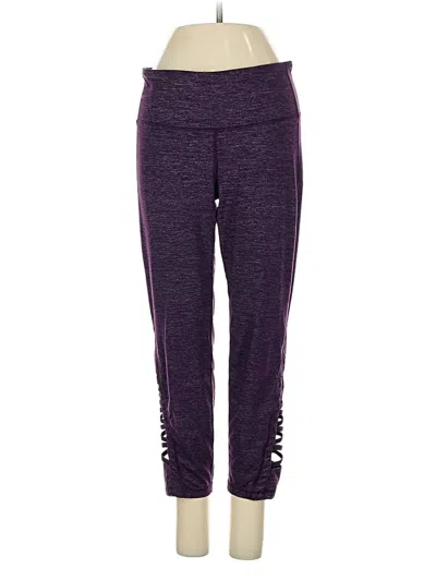 Pre-owned Athleta Active Pants In Purple