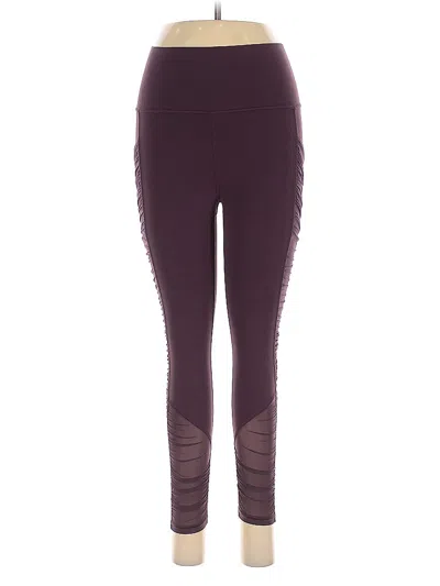 Pre-owned Athleta Active Pants In Purple