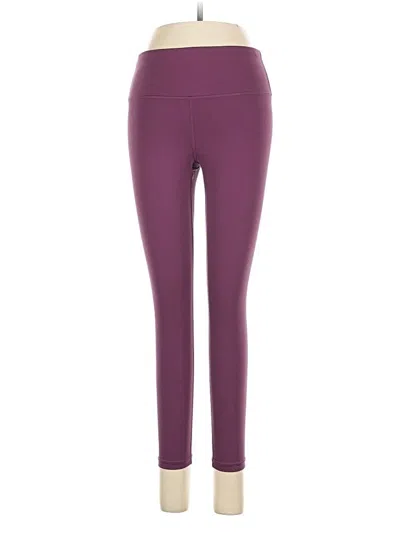 Pre-owned Athleta Active Pants In Purple