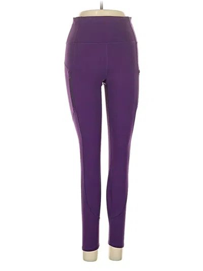 Pre-owned Athleta Active Pants In Purple
