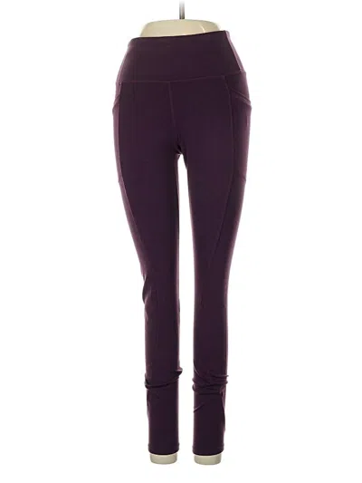 Pre-owned Athleta Active Pants In Purple