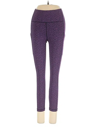 Pre-owned Athleta Active Pants In Purple