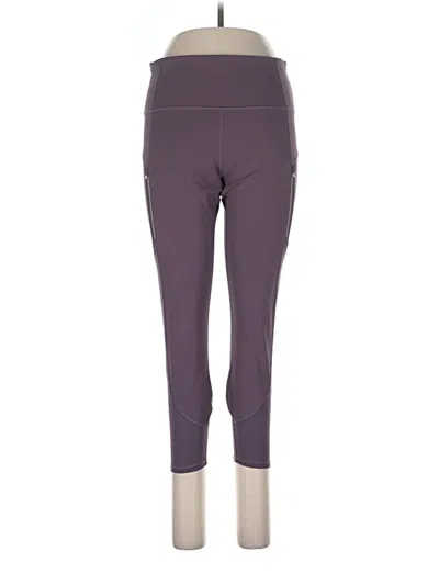 Pre-owned Athleta Active Pants In Purple