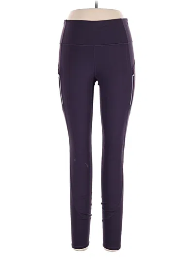 Pre-owned Athleta Active Pants In Purple