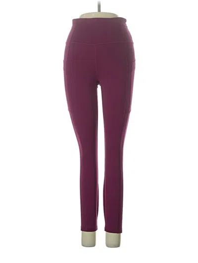 Pre-owned Athleta Active Pants In Purple