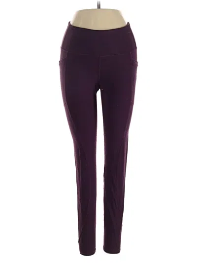 Pre-owned Athleta Active Pants In Purple