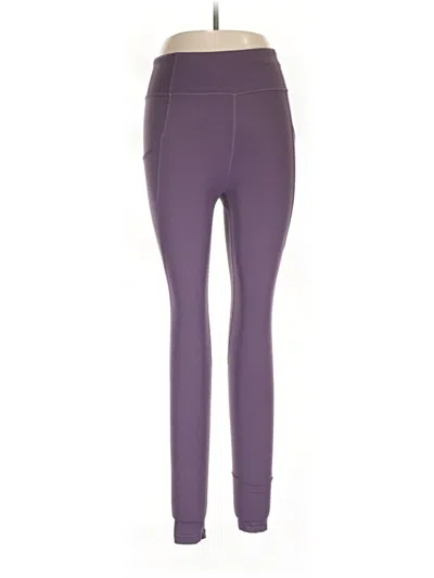 Pre-owned Athleta Active Pants In Purple