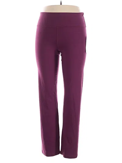 Pre-owned Athleta Active Pants In Purple