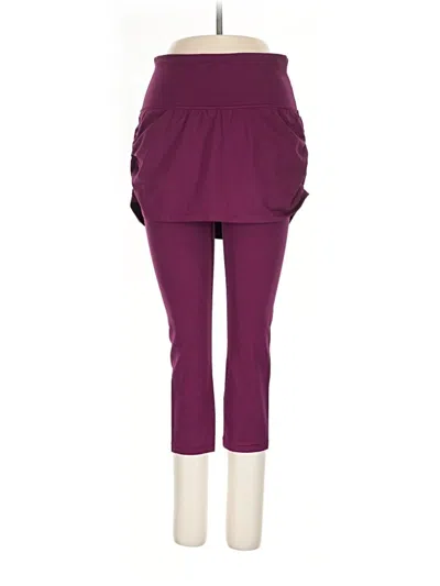 Pre-owned Athleta Active Pants In Purple