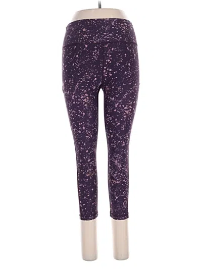 Pre-owned Athleta Active Pants In Purple