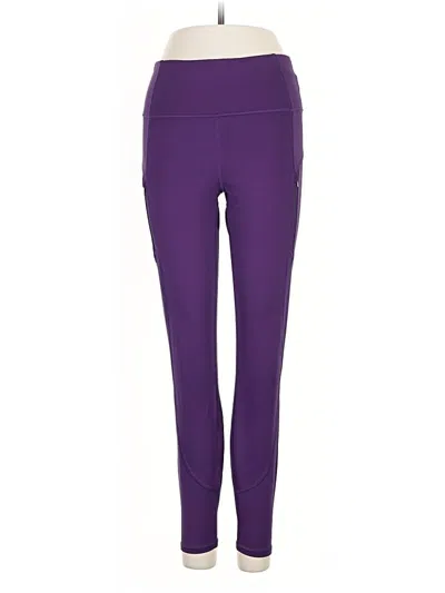 Pre-owned Athleta Active Pants In Purple