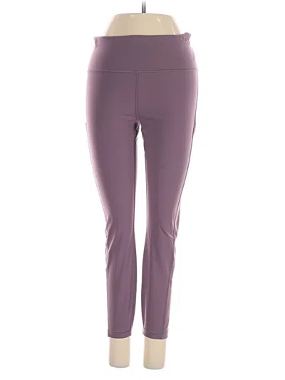 Pre-owned Athleta Active Pants In Purple