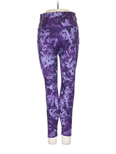 Pre-owned Athleta Active Pants In Purple